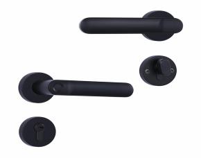 Cerradura Embutir Digital Ymc410, Negra, Uso Con Huella, Llave, Para Puerta Madera Metal