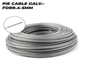 Pie Cable Galvanizado Anizada Forr.4-5Mm