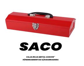 Caja Roja Metal 4X6X16\