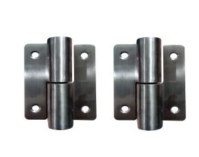 Par Bisagra Derecha Acero Inox Desmontable Para Mampara