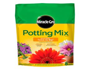 Tierra P/Plantar En Macetas Miracle-Gro 8 Qt, Fertiliza Hasta 6 Meses, Hace Crecer Plantas Dos...
