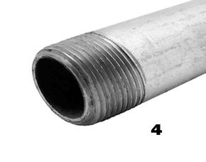 Tubo Galvanizado Liviano 4\
