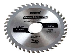 Disco Corte Madera 4 1/2X7/8\