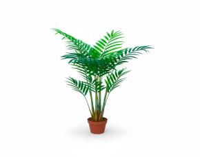 Bambu Con Macetera Para Interiores 43”