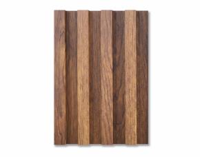 Panel 3D Estructural Pvc P/Pared/Cielo Uv 160Mmx2.90Mts Roble Cafe, Cubre 0.464 Mt2 4 Mt2\R (C...