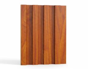 Panel 3D Estructural Pvc P/Pared/Cielo Uv 160Mmx2.90Mts Teca Cafe, Cubre 0.464 Mt2\R\R (Caja 1...