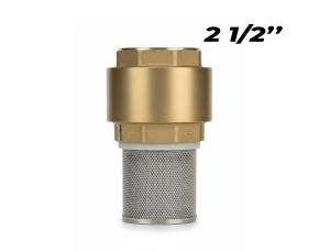 Valvula De Pie Bronce 2 1/2\