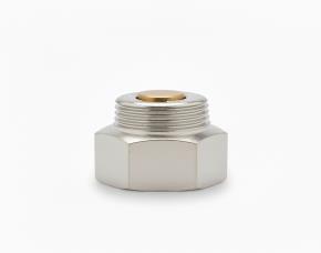 Adaptador Antirretorno Bronce/Niquel 3/8\