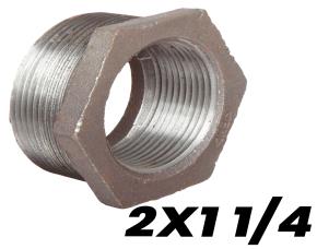 Bushing Hexagonal Galvanizado 2X1 1/4\