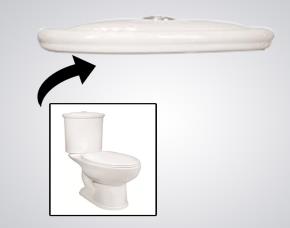 Tapa-Tanque C/Push Fiore Blanco