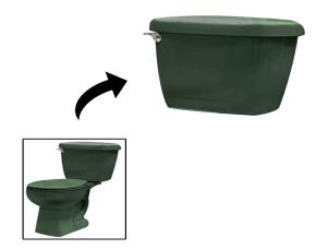 Tanque Jazmin Equiv. Cadet3 3.8Lts Con Accs Verde Jade