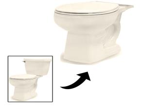 Taza Jazmin Equiv. Cadet3 Redonda 3.8Lts Sifon De 3\