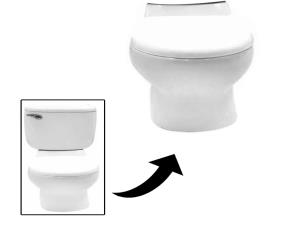 Taza Peke Equiv. Baby Elongada 4.8Lts Sifon De 3\