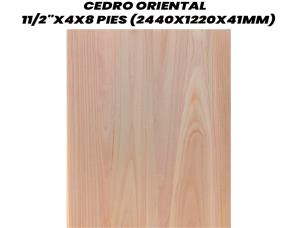 Lamina De Cedro Oriental 4X8 Pies De 11/2\