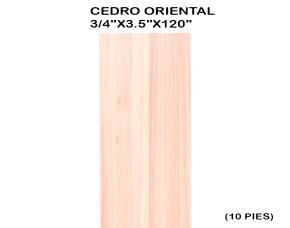 Regla De Cedro Oriental 3/4\