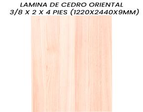 Lamina De Cedro Oriental 3/8\