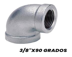 Codo Galvanizado 3/8\