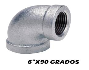 Codo Galvanizado 6\