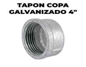 Tapon Copa Galvanizado 4\