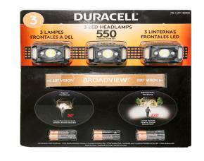 Unidad Luz Para Frente Duracell 4 Modos 550 Lumenes De Salida