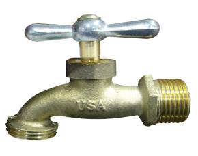 Llave P/Jardin Bronce Solido 1/2X 145G