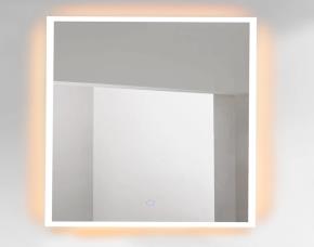 Espejo Rectangular Con Luz Led 3 Colores 550X800Mm, 120Vol/60Hz, Interruptor Tactil Marco Acri...