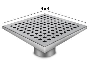 Drenaje Cuadrado Acero Inox 316 Marino Satin 4X4X3  Descarga 2\