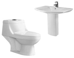 Promoción Inod. Tr5225+Lavabo Tr386 Century A.1 Equipado Blanco