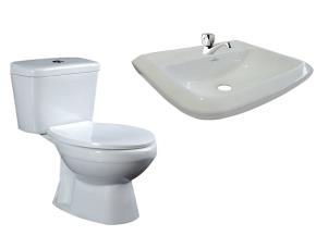 Promocion Inod Tr131S+Lavabo Trh02-A1 Century S/Pedestal A1 Equipado Blanco