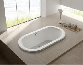 Bañera Empotrable Q103B 1.8M X0.9M X0.56M Blanca(Descont)