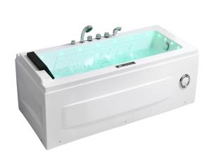 Bañera Hidromasaje Q351N 1.7M X0.75M X0.65M  Blanca Motor 1.5P, Derecha