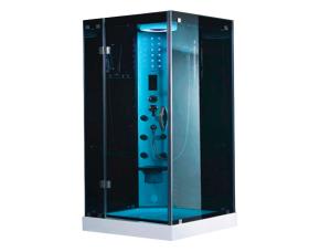 Cabina Con Vapor Y, Ducha Interna, 0.90X0.90X2.15 Mts De Alto (3 Pzas)