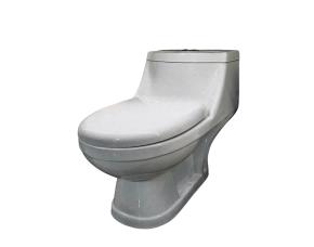 Inodoro One Piece Doble Descarga 6 Gpf/3Lpf Con Asiento Elongado(Una Caja)