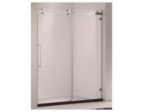 Puerta D Baño 1.2Mx1.95M Vidrio Templado, Acabado Aluminio