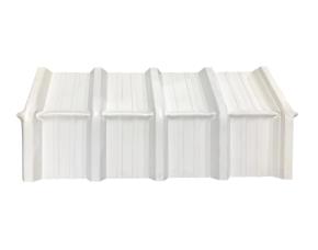 Cumbrera Troquelada Upvc Blanca 1.075Mtx0.45 Ancho