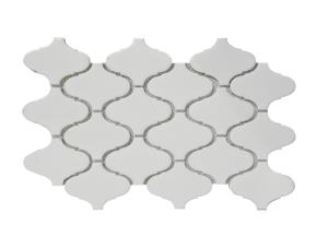 Unidad Pliego De Ceram.trebol 26X24Cm (6Mm) Arabesco Blco