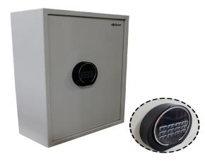 Caja De Seguridad Electronica Para 100 Llaves Con Combinacion Digital Safemaster 21 7/8X17X7\