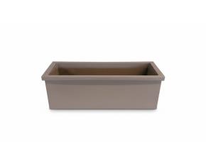 Macetera Siepi 120Cm Doble Pared Taupe Sin Bandeja