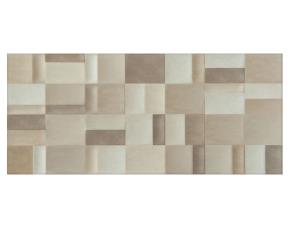Cja. 1.61M2 Ceramica P/Pared 8Pzs 33.5X60Cms Creative Dama Bege Satinado
