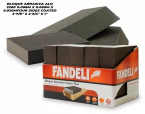 Bloque Lija Esponja Power Flex #220 Rigida Seco 3 7/8X2 3/4X1\