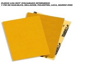 Pliego Lija 9X11\