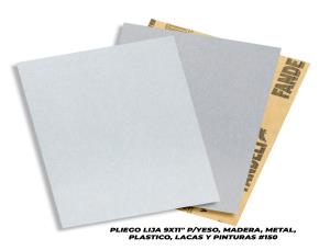 Pliego Lija 9X11\