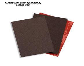 Pliego Lija 9X11\