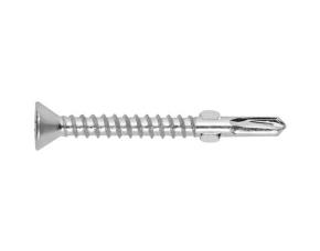 Tornillo Galvanizado Punta Broca C/Alas Alta Densidad