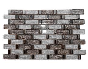 Pliego De Mosaico Vidrio 30X30.5Cmx5Mm (300X305Mm) Beige