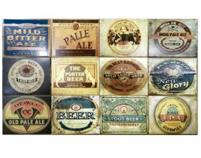 Caja Ceramica 0.51M2 (12Pz) Disigner Beer 20X20Cm