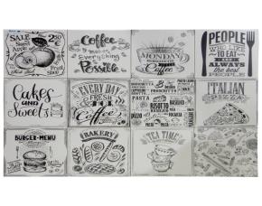 Pieza Ceramica Disigner Chefbr 20X20Cm