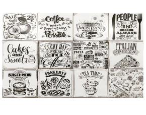 Caja Ceramica 0.51M2 (12Pz) Disigner Chefbr  20X20Cm