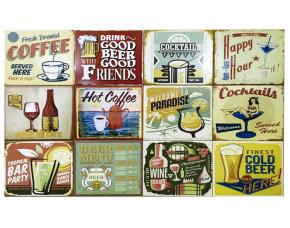 Caja Ceramica 0.51M2 (12Pz) Disigner Drink 20X20Cm