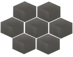 Cja Ceramica 0.85M2 Designer Hexagonal (Silver) Metalizado (30 Pzas)
